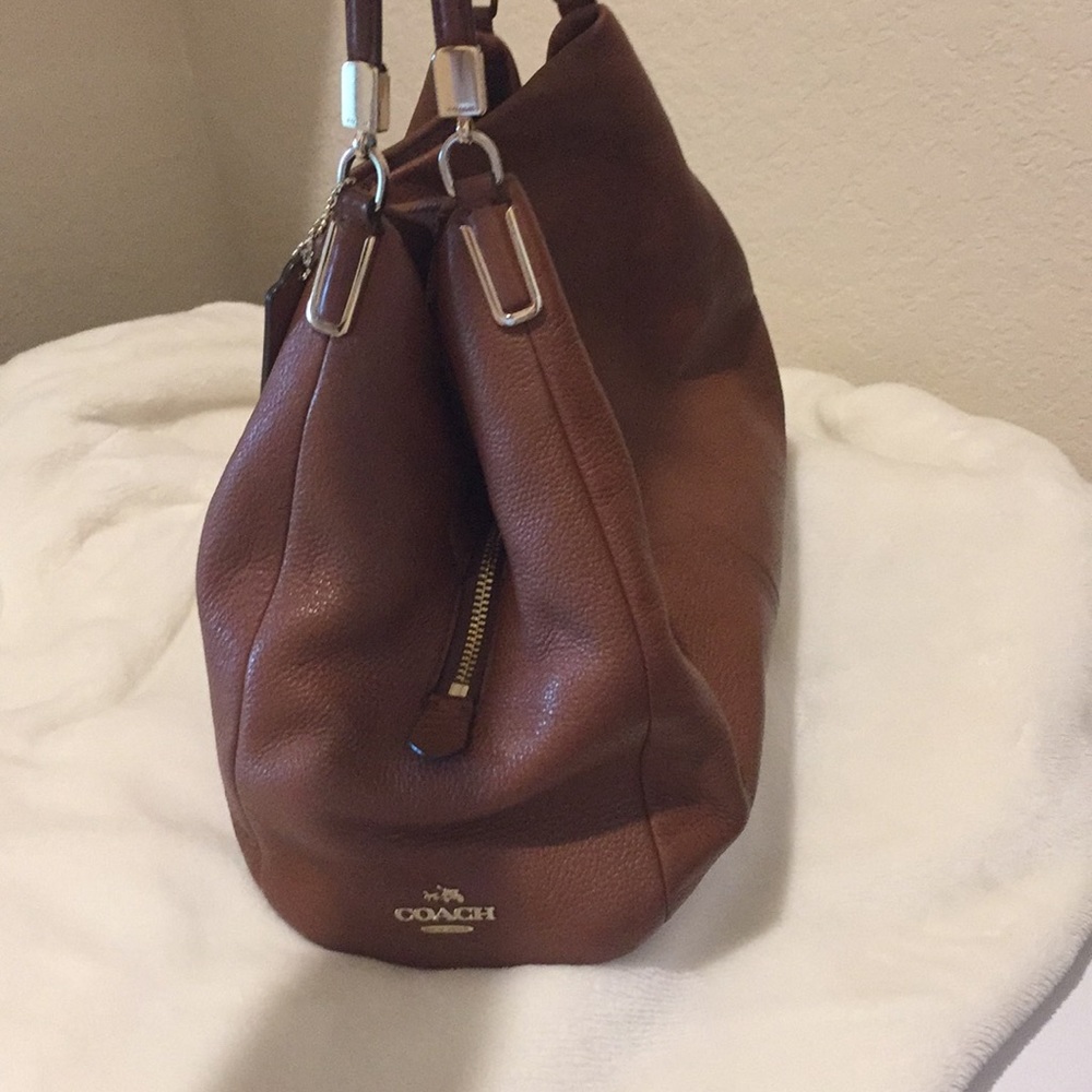 Coach Pebbled Leather Handbag. Make an offer!